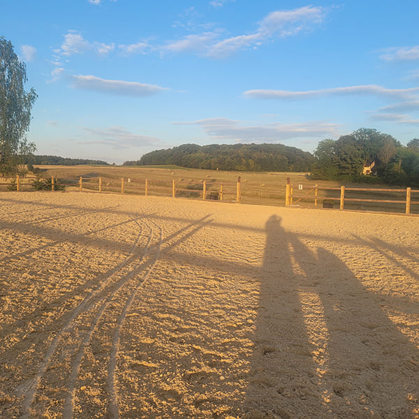 Reitplatz im Aktivstall Kollenda